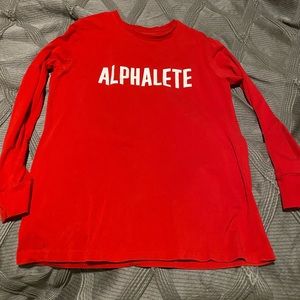 Red Alphalete Long Sleeve